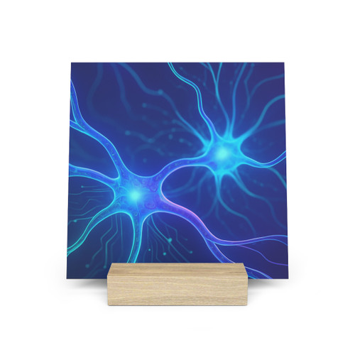 Neural Dreamscape - Gallery Board with Stand