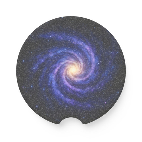 Galactic Embrace - Soapstone Car Coaster