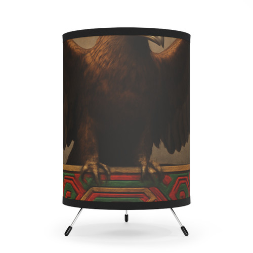 Eagle Warrior Spirit - Tripod Lamp with High-Res Printed Shade, US\CA plug Eagle Warrior Spirit - Tripod Lamp with High-Res Printed Shade, US\CA plug