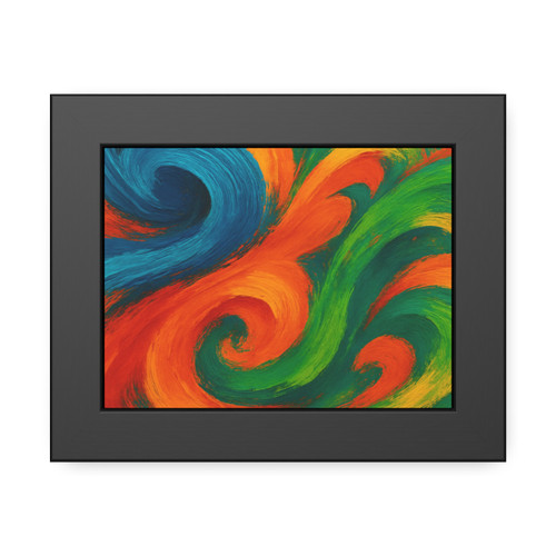 Whimsical Brushstrokes - Framed Paper Posters