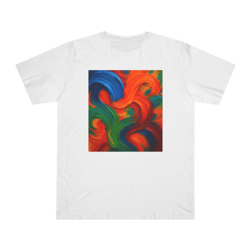 Whimsical Brushstrokes - Unisex Deluxe T-shirt  Whimsical Brushstrokes - Unisex Deluxe T-shirt