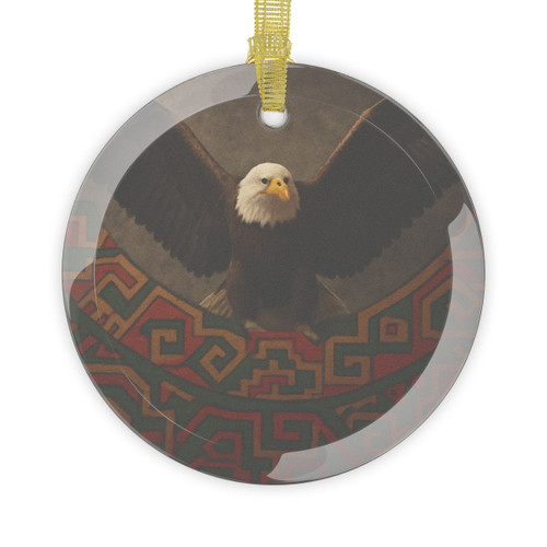 Eagle Warrior Spirit - Glass Ornaments