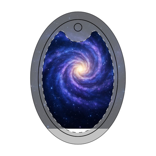 Galactic Embrace - Ceramic Ornaments, 1-Side Print