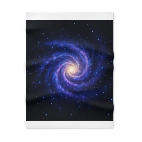 Galactic Embrace - Soft Fleece Baby Blanket