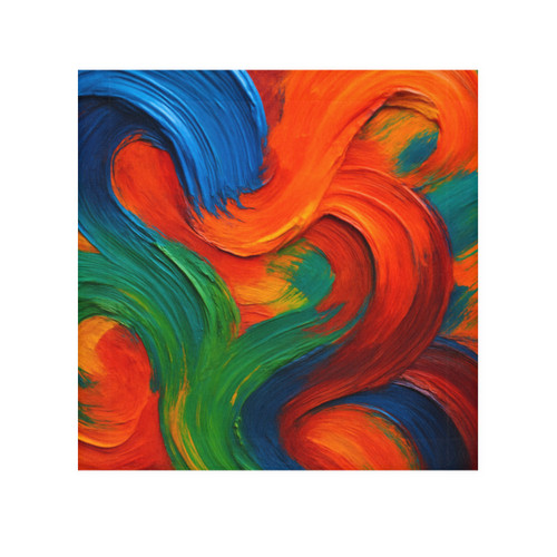 Whimsical Brushstrokes - Face Towel
