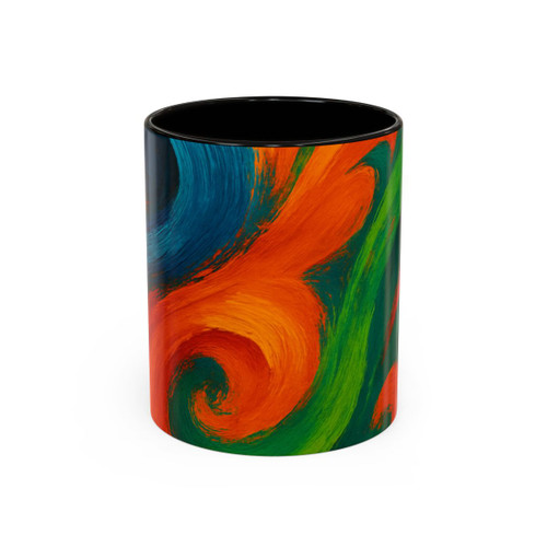 Whimsical Brushstrokes - Colorful Mugs (11oz, 15oz)