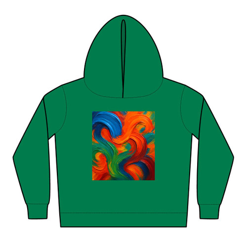 Whimsical Brushstrokes - Toddler Pullover Fleece Hoodies Whimsical Brushstrokes - Toddler Pullover Fleece Hoodies
