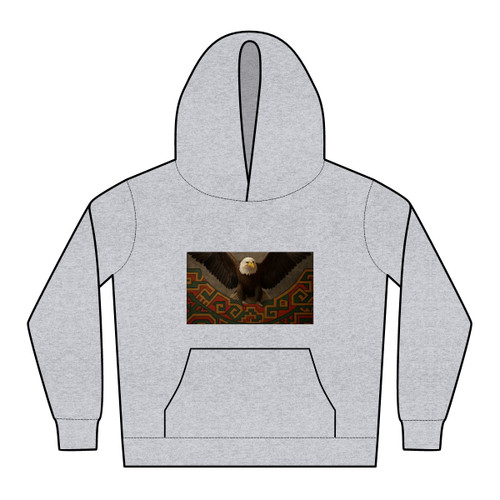 Eagle Warrior Spirit - Kids Relax Hoodie