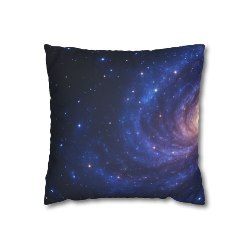 Galactic Embrace - Faux Suede Square Pillowcase
