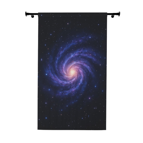 Galactic Embrace - Window Curtains (1 Piece)