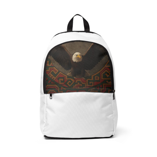 Eagle Warrior Spirit - Unisex Fabric Backpack