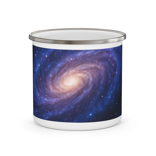 Galactic Embrace - Enamel Camping Mug