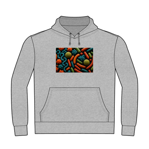 Microbial Cosmos - Unisex Heavyweight Pullover Hoodie