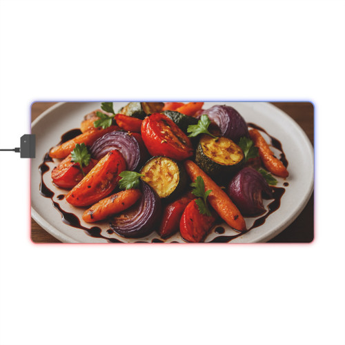 Savor the Symphony - LED Gaming Mouse Pad