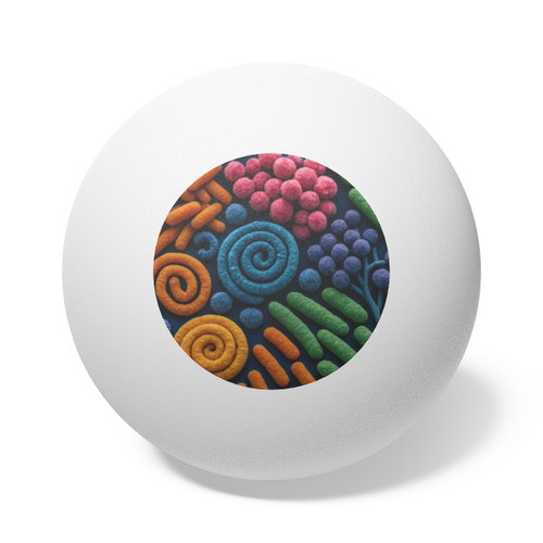 Microbial Cosmos - Ping Pong Balls, 6 pcs