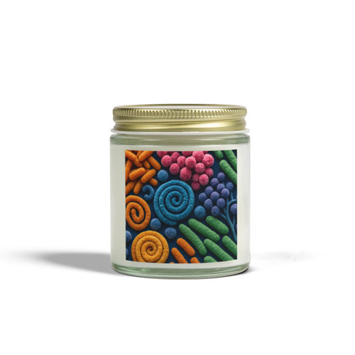 Microbial Cosmos - Scented Candles, Coconut Apricot Wax (4oz, 9oz)
