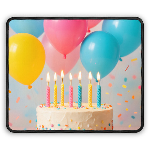 Joyful Birthday Bash - Gaming Mouse Pad