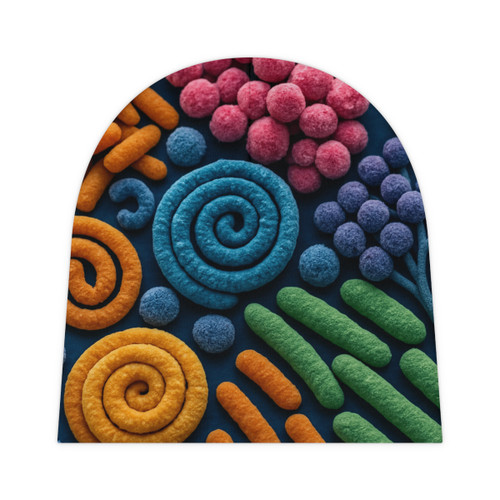 Microbial Cosmos - Baby Beanie (AOP)