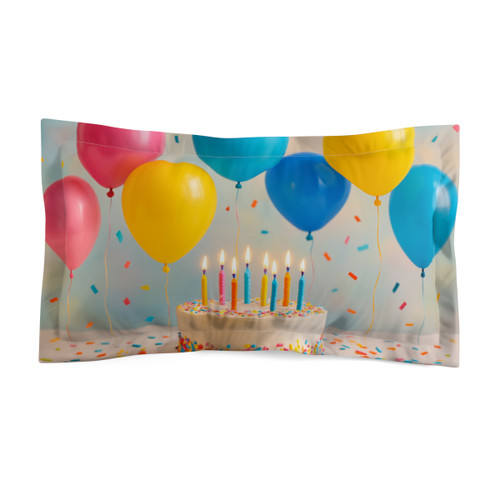 Joyful Birthday Bash - Microfiber Pillow Sham