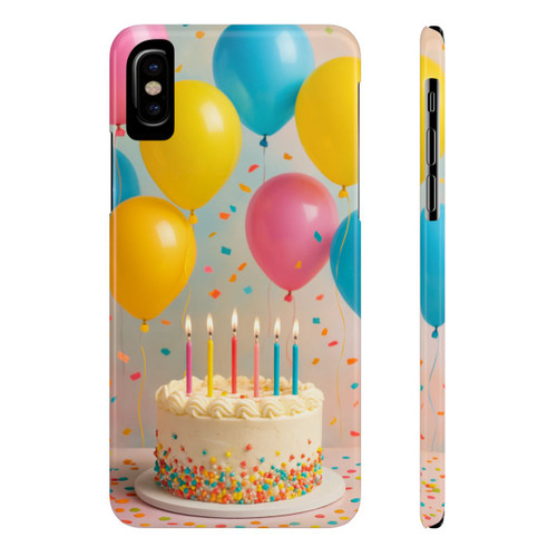 Joyful Birthday Bash - Slim Phone Cases