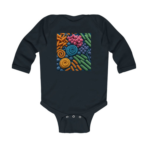 Microbial Cosmos - Infant Long Sleeve Bodysuit