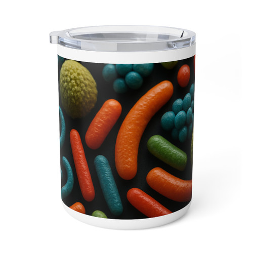 Microbial Cosmos - Insulated Coffee Mug, 10oz 