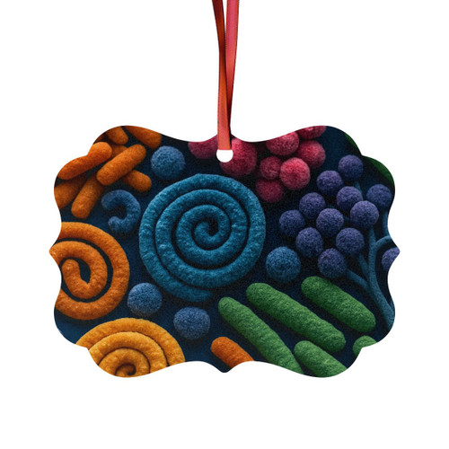 Microbial Cosmos - Aluminum Ornaments (1pc, 5pcs, 10pcs, 20pcs)