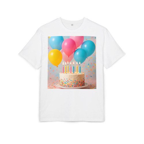 Joyful Birthday Bash - Unisex Heavy Oversize Tee