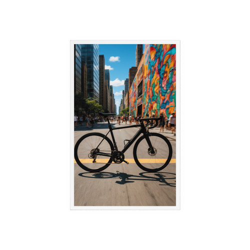 Urban Escape - Acrylic Sign with Wooden Stand