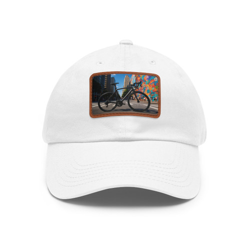 Urban Escape - Dad Hat with Leather Patch (Rectangle)