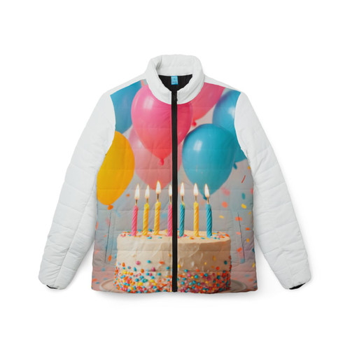Joyful Birthday Bash - Women’s Puffer Jacket (AOP)
