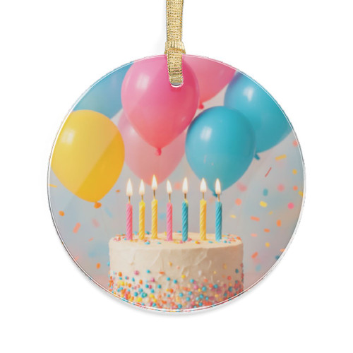 Joyful Birthday Bash - Acrylic Ornaments