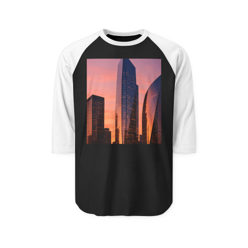 Metropolitan Echo - Unisex Three-Quarter Sleeve Raglan Shirt Metropolitan Echo - Unisex Three-Quarter Sleeve Raglan Shirt