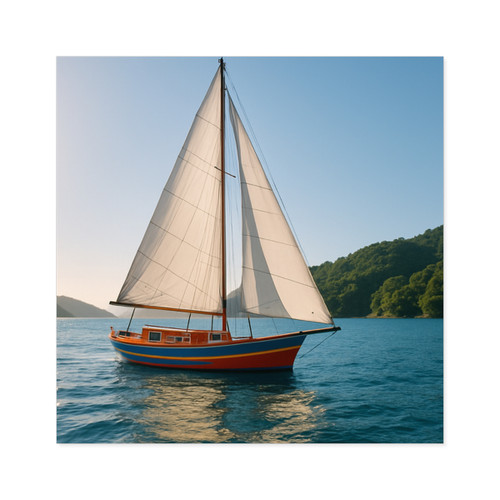 Sailor's Dream - Square Stickers, Indoor\Outdoor