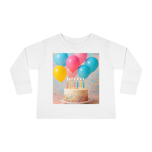 Joyful Birthday Bash - Toddler Long Sleeve Tee