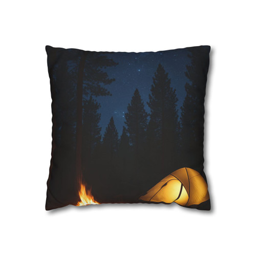 Whispers of the Wilderness - Square Poly Canvas Pillowcase
