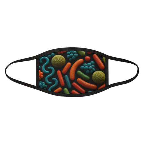 Microbial Cosmos - Mixed-Fabric Face Mask