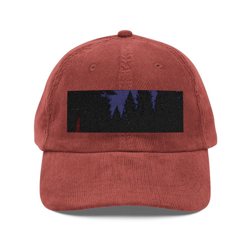 Whispers of the Wilderness - Vintage Corduroy Cap (Embroidery)