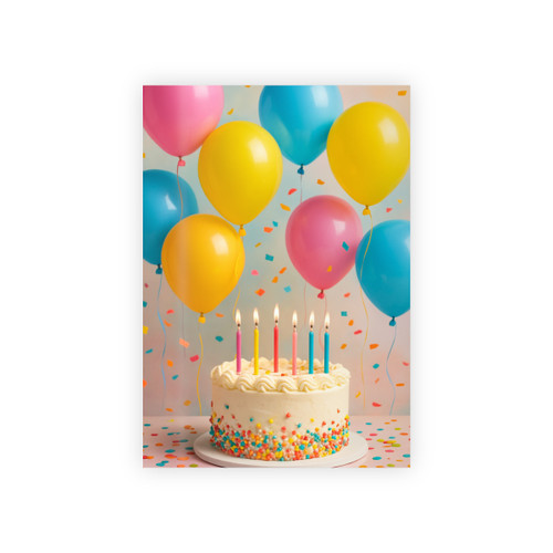 Joyful Birthday Bash - Gift Wrapping Paper Rolls, 1pc