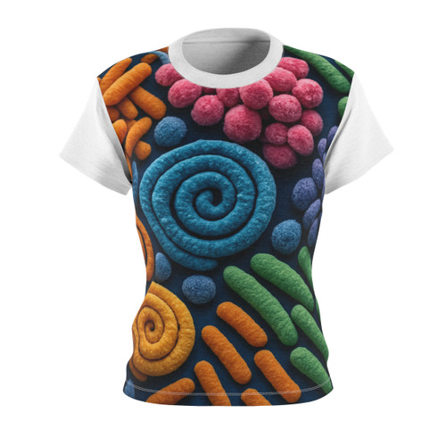 Microbial Cosmos - Women's Cut & Sew Tee (AOP)