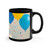 Joyful Birthday Bash - Black Coffee Mug, 11oz