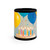 Joyful Birthday Bash - Black Coffee Mug, 11oz