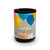 Joyful Birthday Bash - Black Mug, 15oz