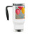 Joyful Birthday Bash - Stainless Steel Travel Mug with Handle, 14oz