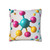 Molecular Harmony - Square Poly Canvas Pillowcase