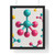 Molecular Harmony - Vertical Framed Poster