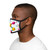 Molecular Harmony - Mixed-Fabric Face Mask Molecular Harmony - Mixed-Fabric Face Mask