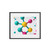 Molecular Harmony - Framed Posters, Matte
