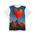 Brave Heart Rising - Unisex Cut & Sew Tee (AOP)