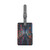 Tokyo Neon Streets - Saffiano Polyester Luggage Tag, Rectangle